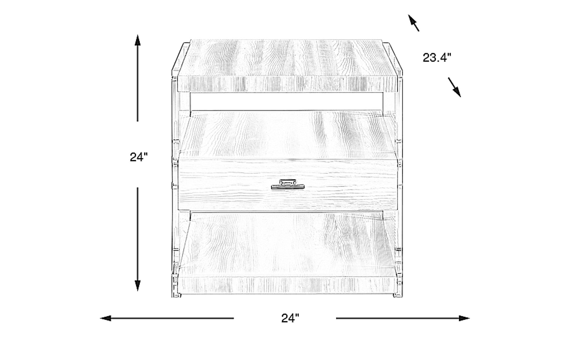 Dimension Image. Please refer to the Dimension Tab on this page for dimension details.