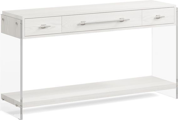 Aruba White Sofa Table