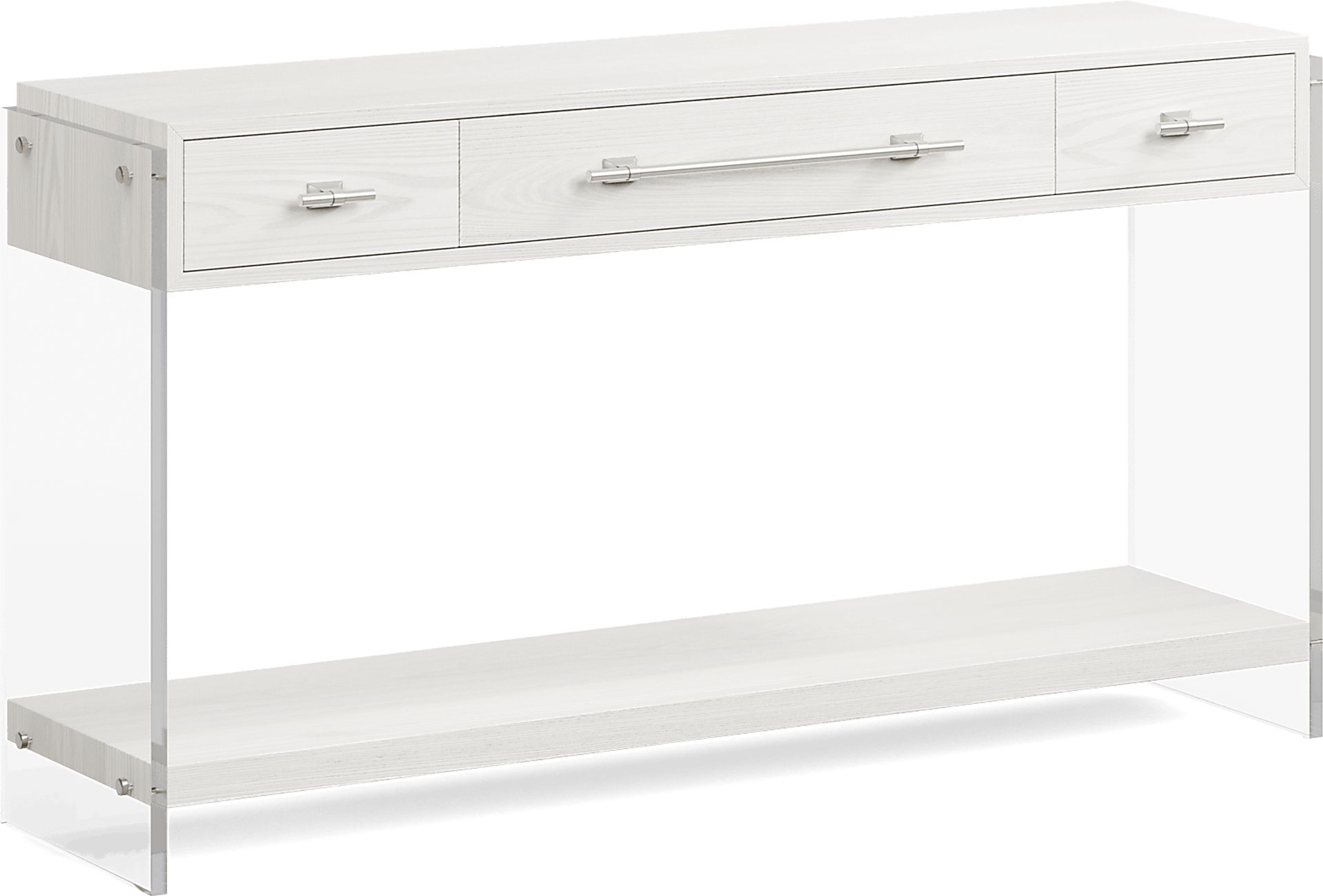 Aruba White Sofa Table - Image 1