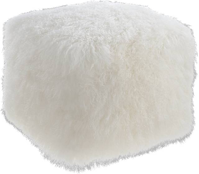 Arusha White Ottoman - Thumbnail - Image 1