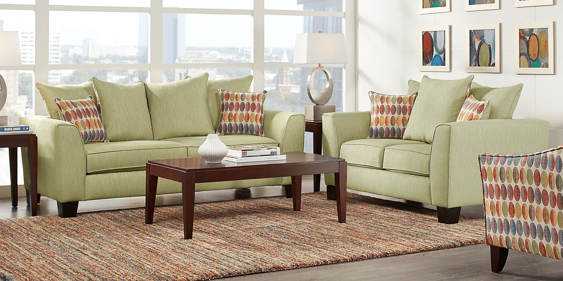 Arvada Sage 3 Pc Living Room - Image 1