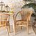 Arvany Brown Arm Chair