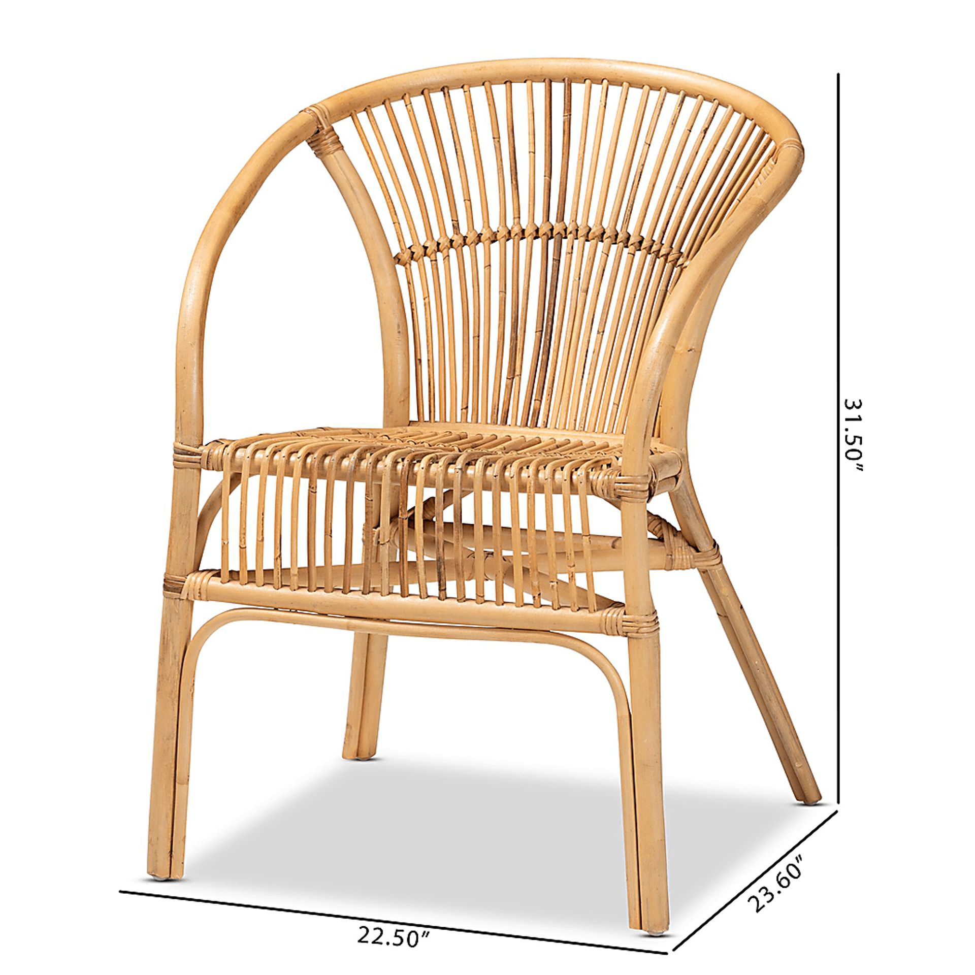 Arvany Brown Arm Chair - Image 9