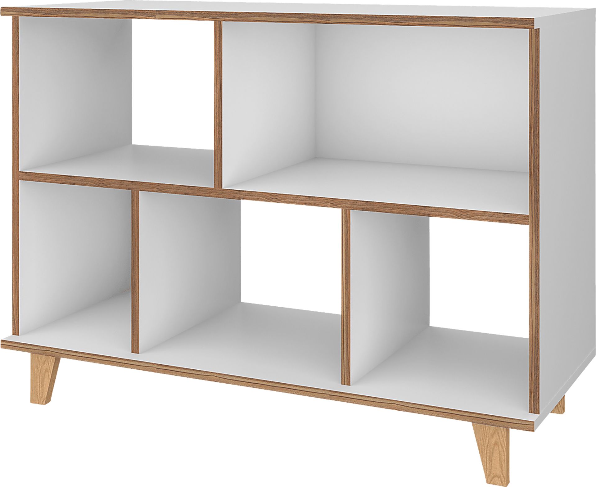 Arvilla White Bookcase - Image 1