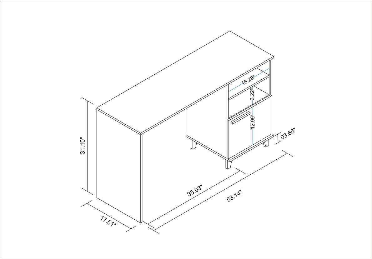 Arvilla White Desk