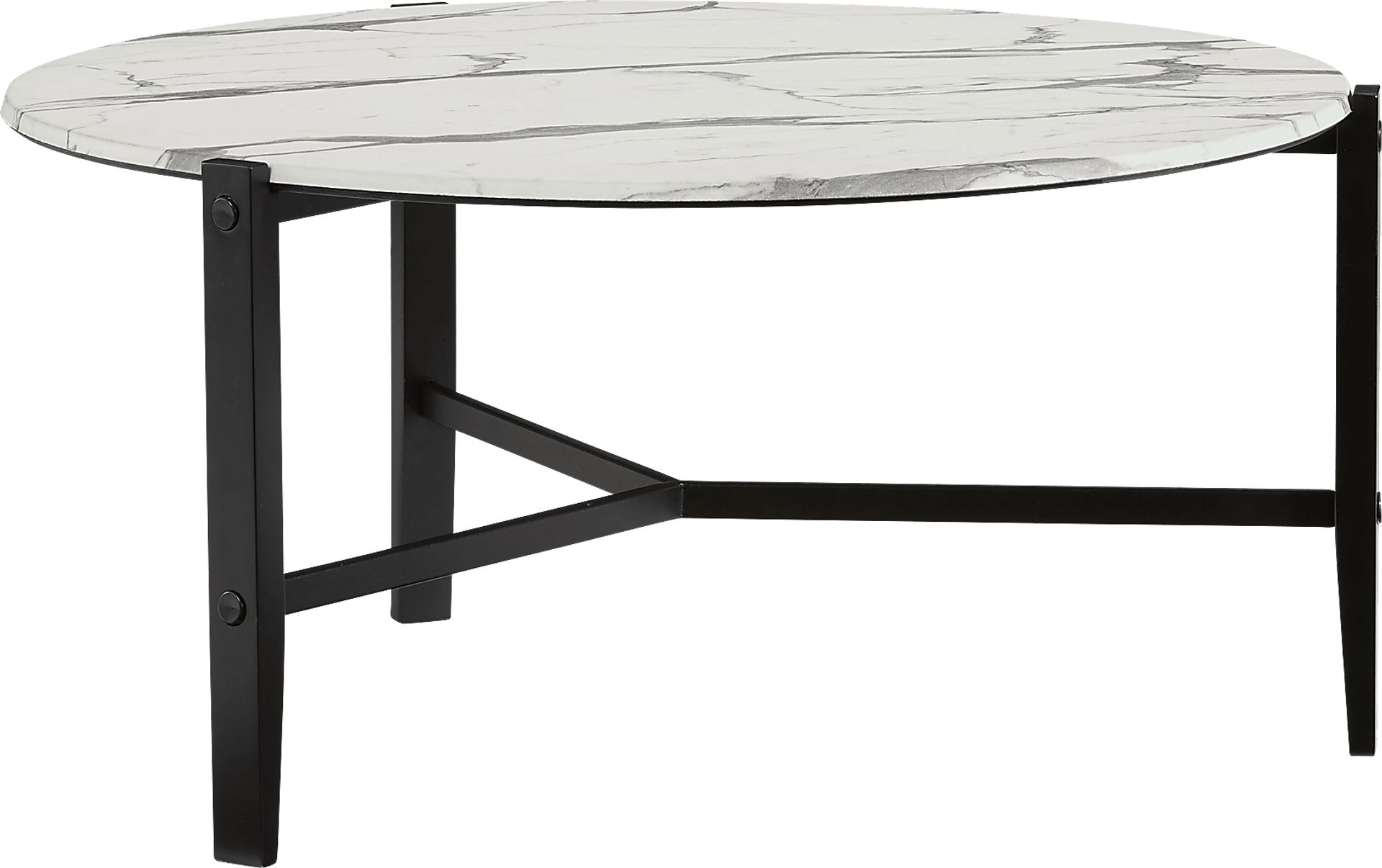 Arvol White Cocktail Table - Image 1