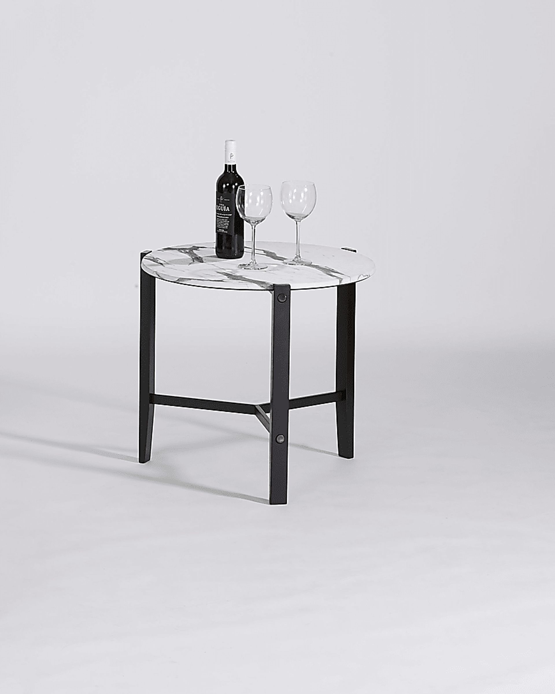 Arvol White End Table - Image 2