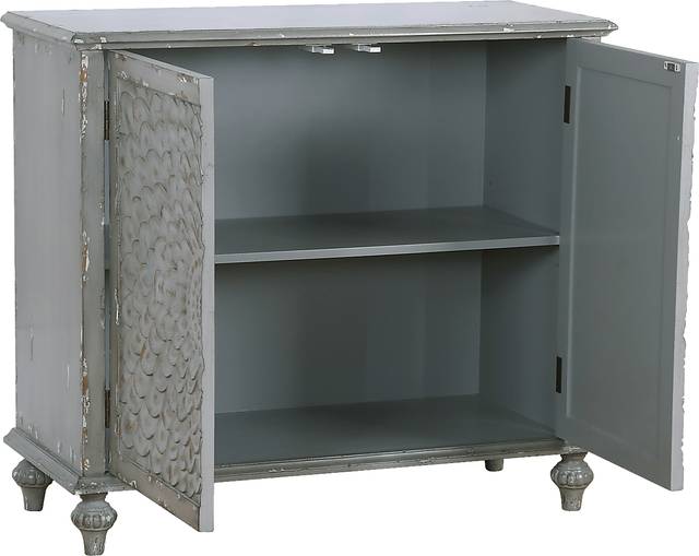 Arvonshire Gray Accent Cabinet - Thumbnail - Image 2