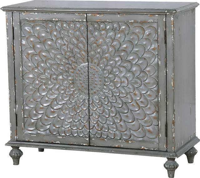 Arvonshire Gray Accent Cabinet - Thumbnail - Image 3