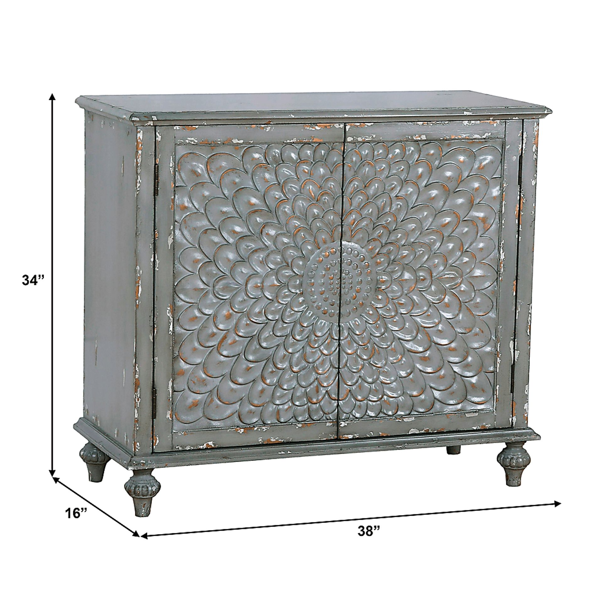 Arvonshire Gray Accent Cabinet - Image 8