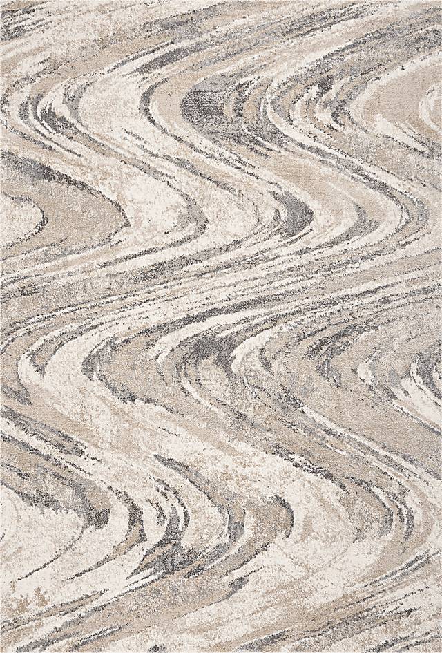 Arwen Ivory 5'3 x 7'7 Rug - Thumbnail - Image 1