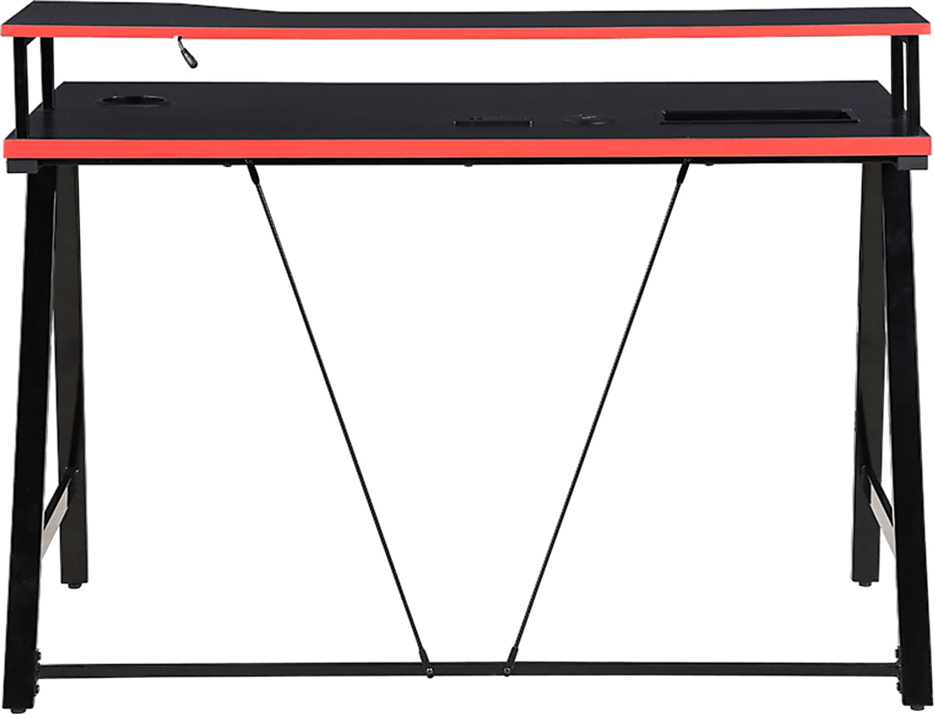 Arya Black/Red 48 In. Gaming Desk - Image 5