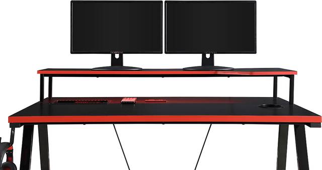 Arya Black/Red 48 In. Gaming Desk - Thumbnail - Image 6