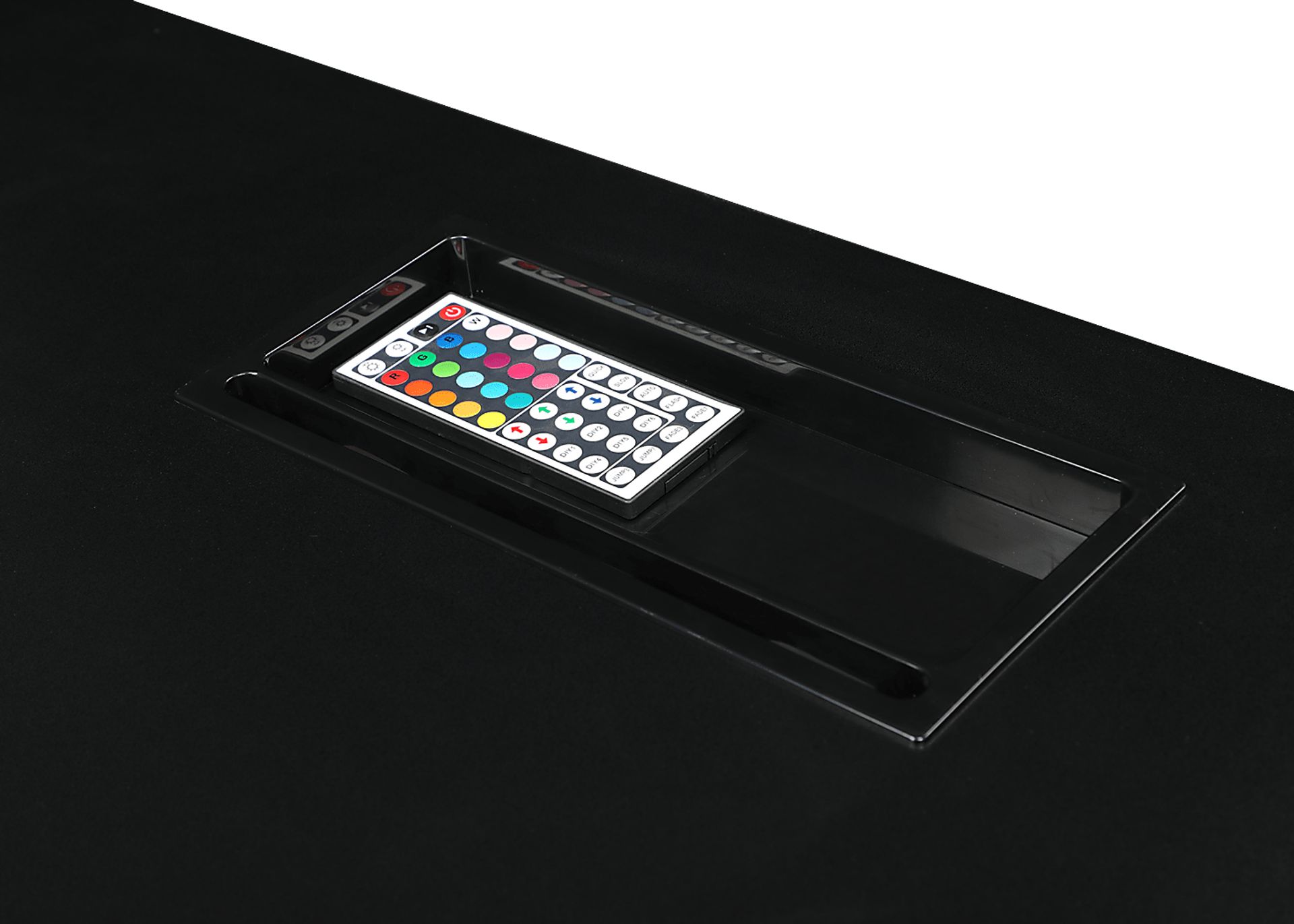 Arya Black/Red L-shaped Gaming Desk - Image 7