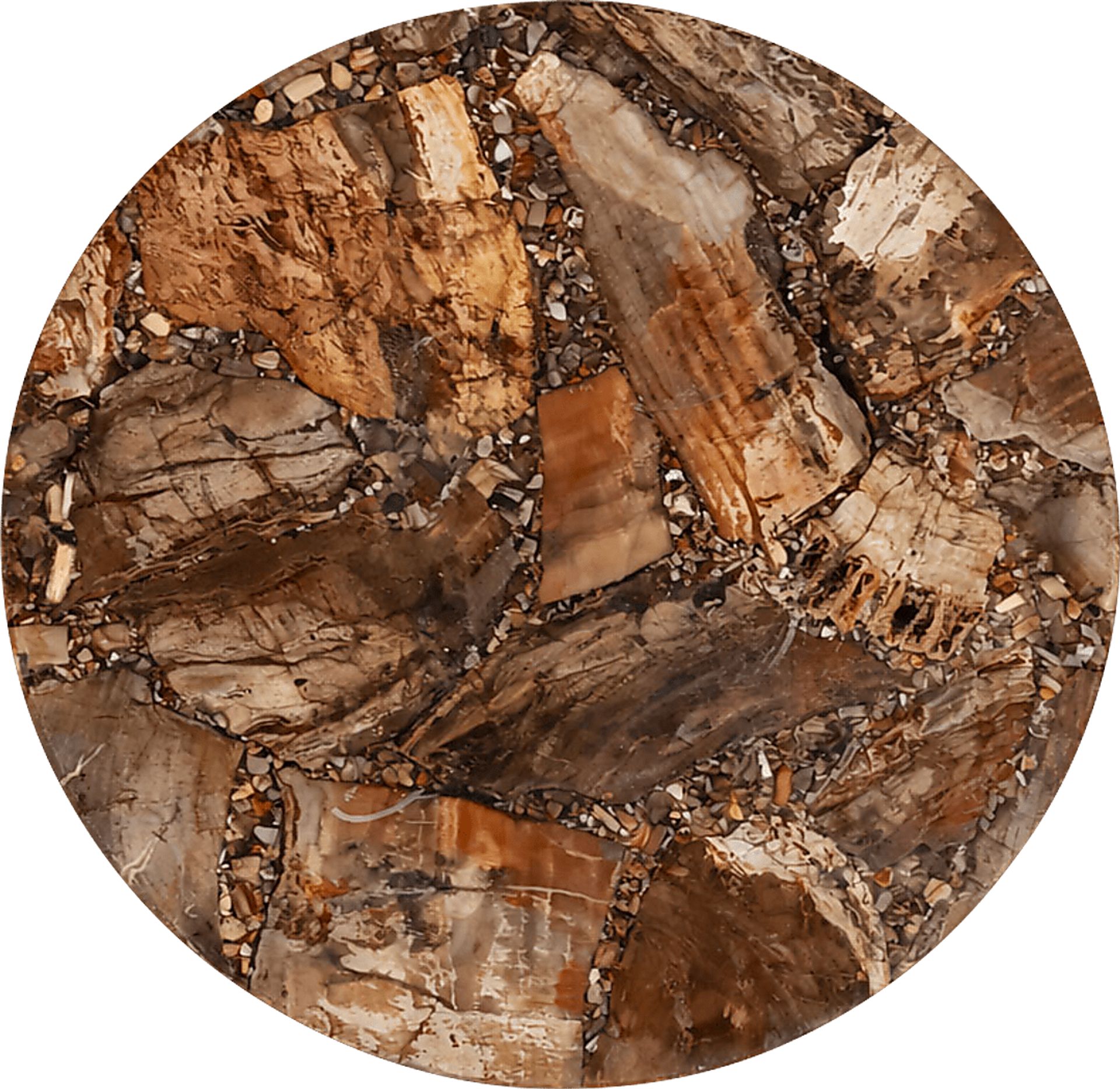Aryen Gold/Brown Accent Table - Image 5