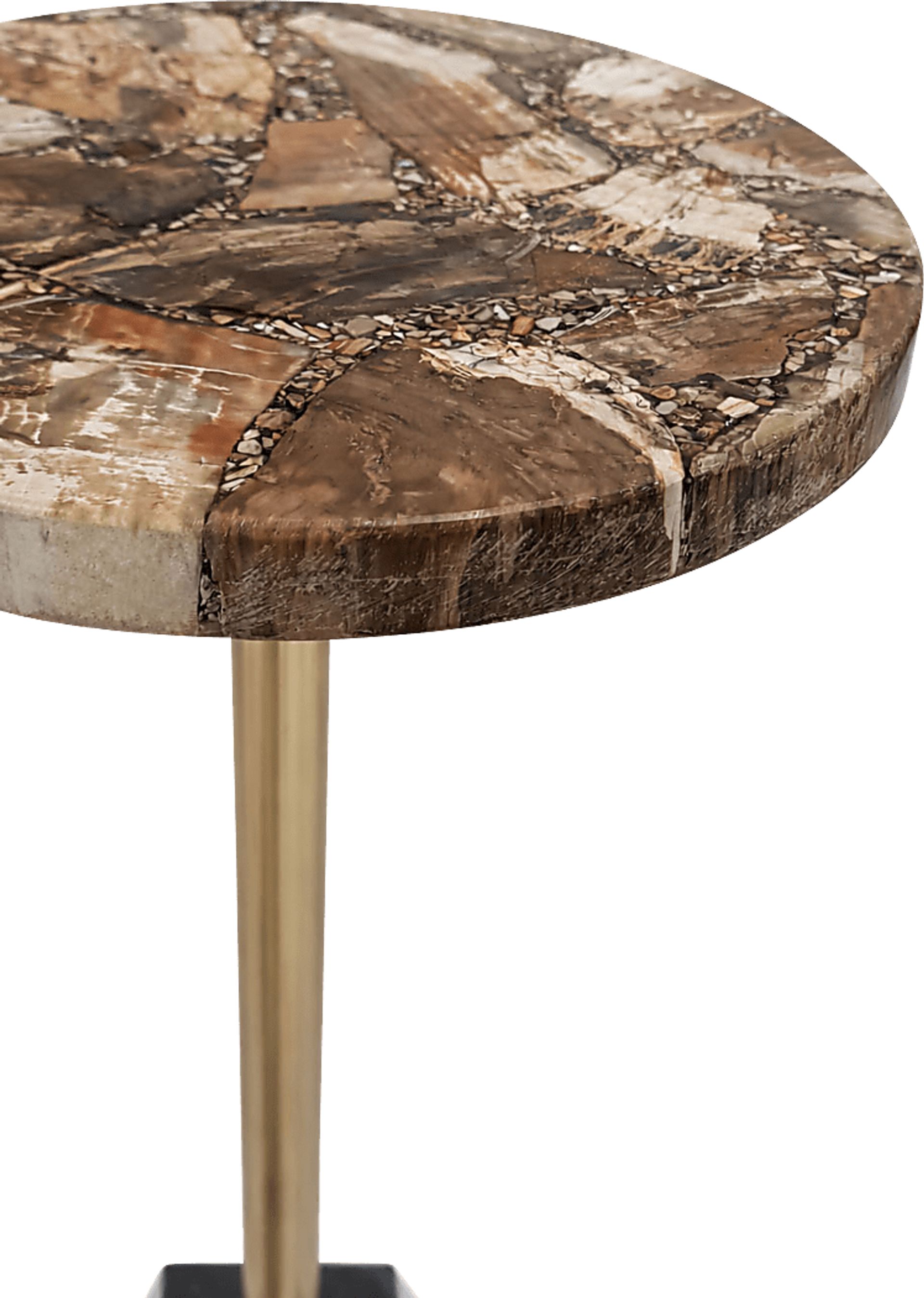 Aryen Gold/Brown Accent Table - Image 7