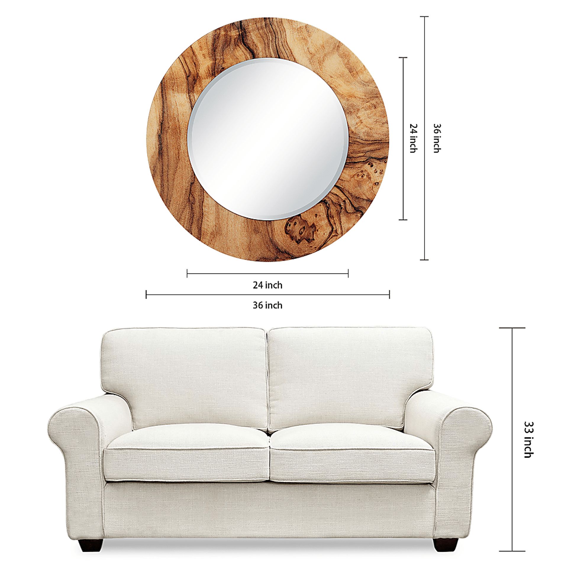 Aryl Brown Mirror - Image 7