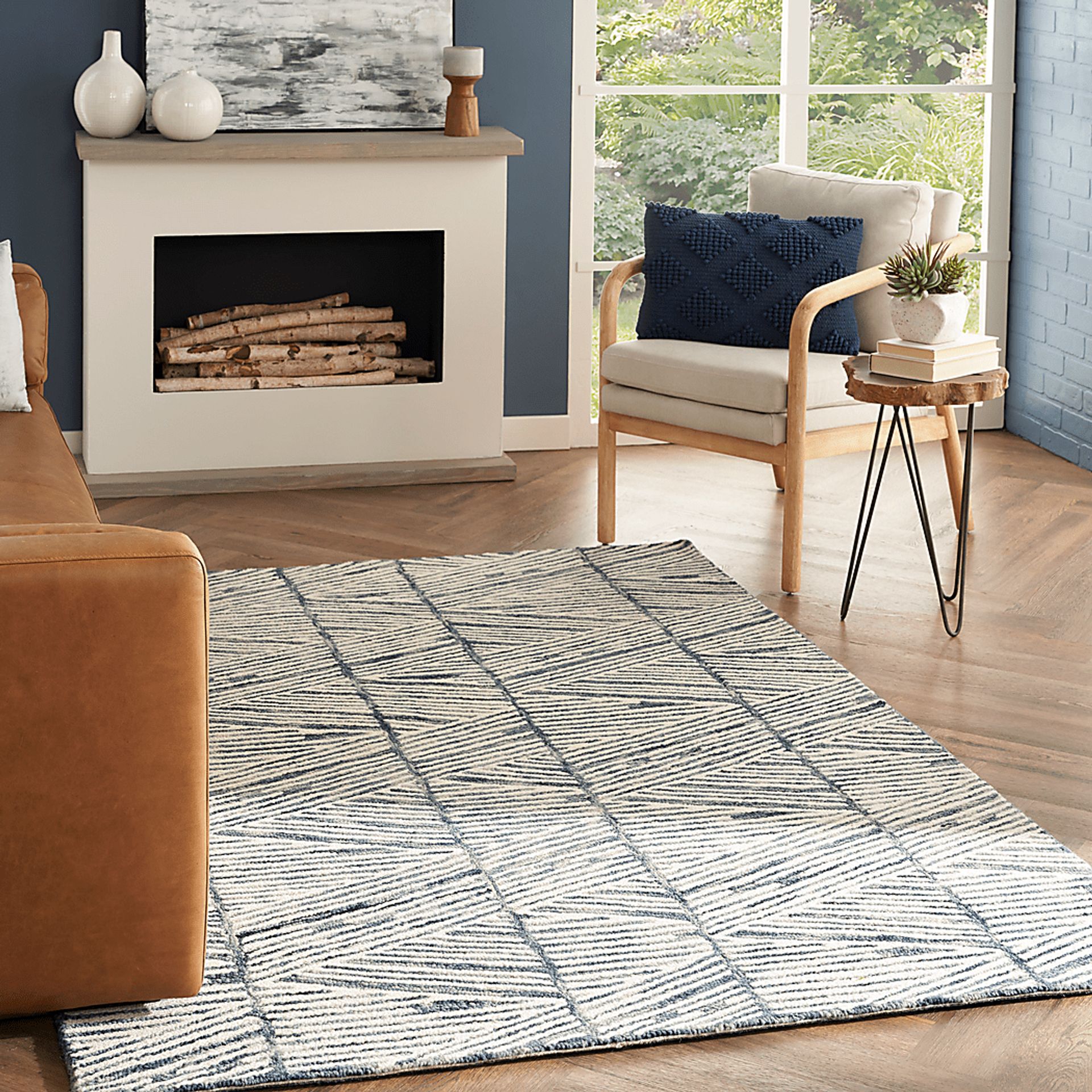 Aryla Blue 8'3 x 11'6 Rug - Image 2
