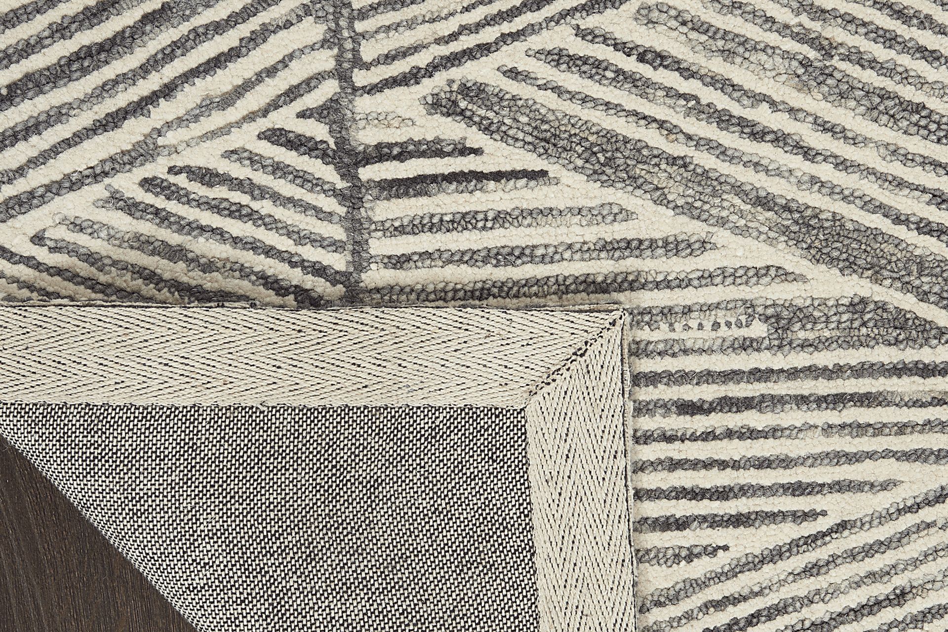 Aryla Gray/White 8'3 x 11'6 Rug - Image 5