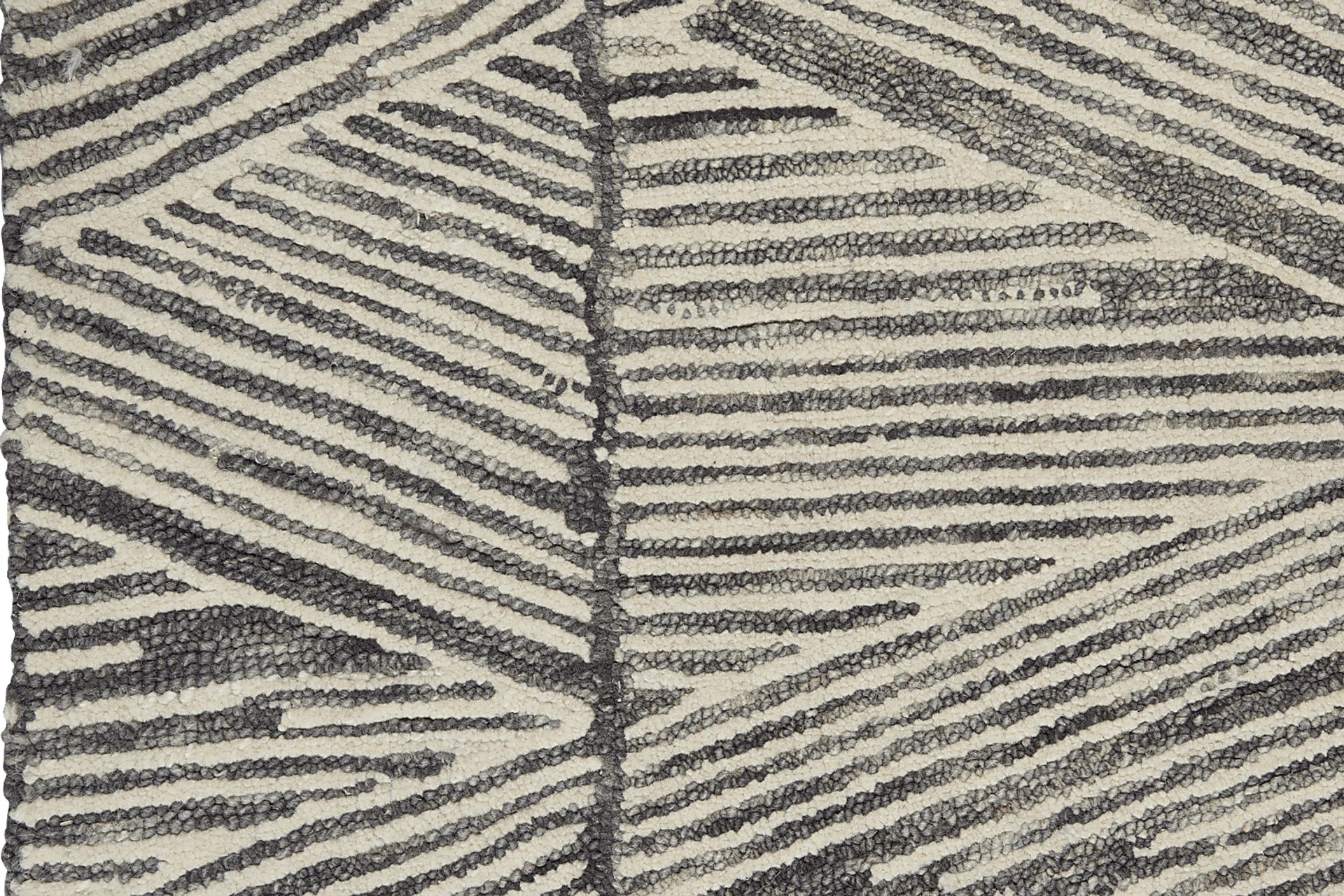 Aryla Gray/White 8'3 x 11'6 Rug - Image 8