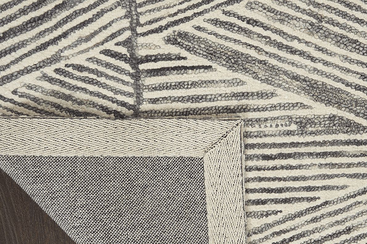 Aryla White 5'3 x 7'3 Rug