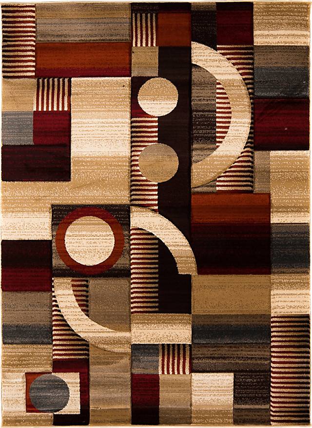 Aryo Brown 5'3 x 7'3 Rug - Thumbnail - Image 1