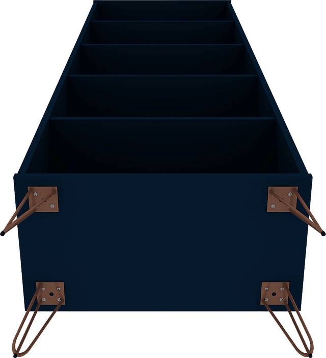 Arzano Blue 3 Pc Bookcase - Thumbnail - Image 2