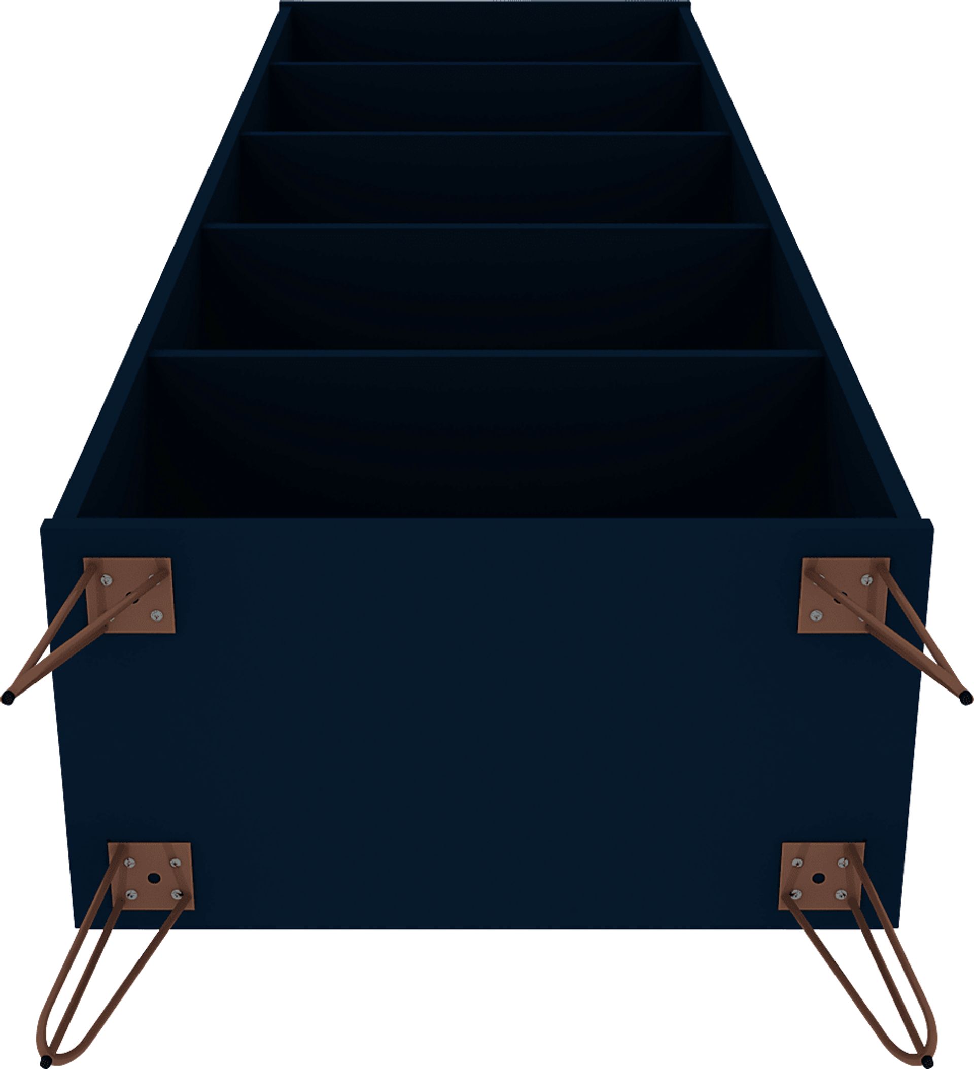 Arzano Blue 3 Pc Bookcase - Image 2
