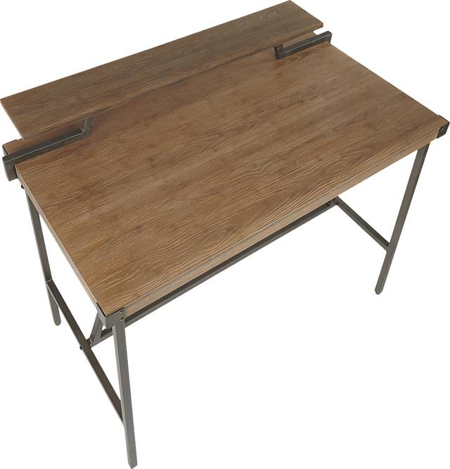 Asaff Antique Brown Standing Desk - Thumbnail - Image 2