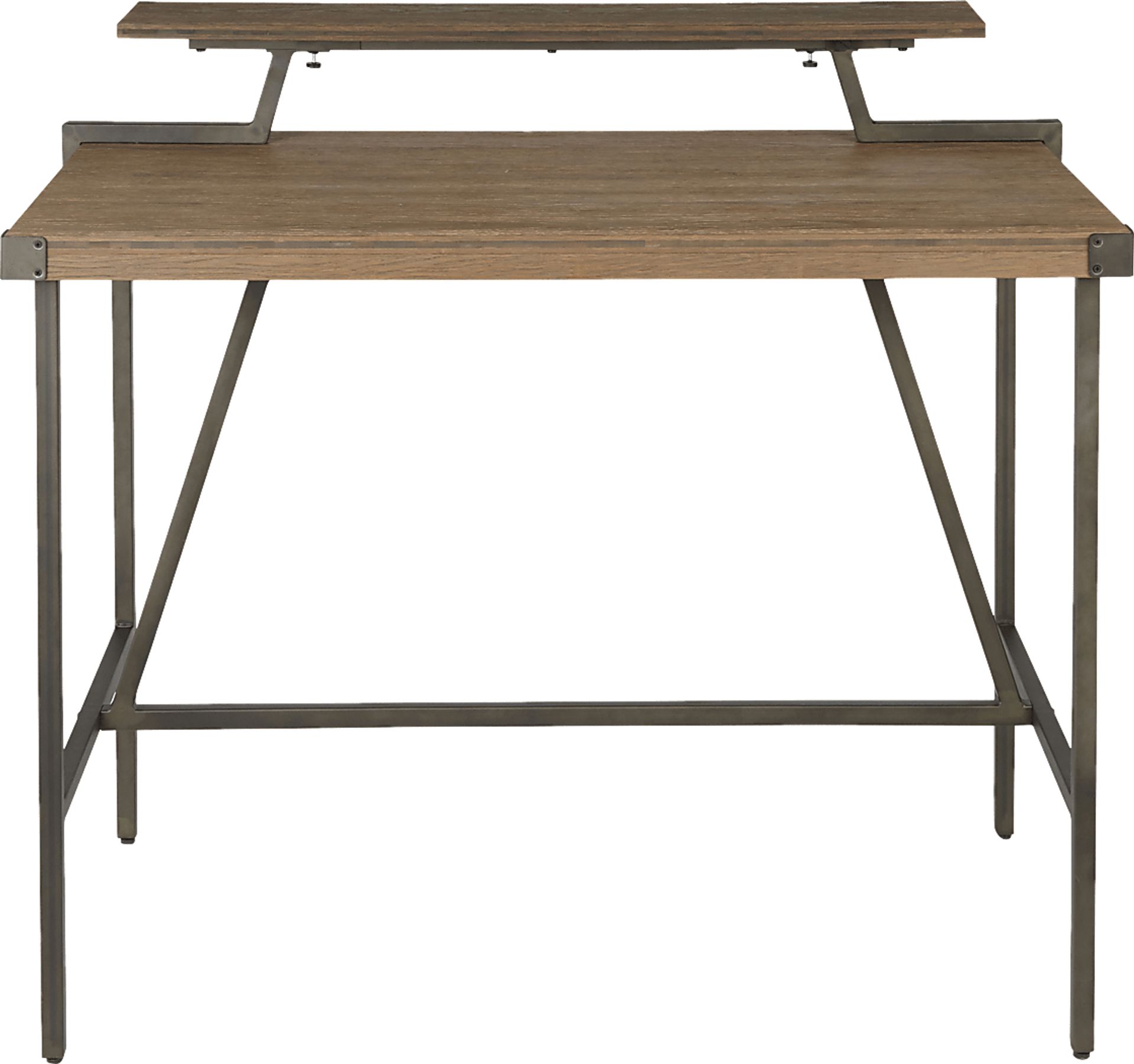Asaff Antique Brown Standing Desk - Image 3