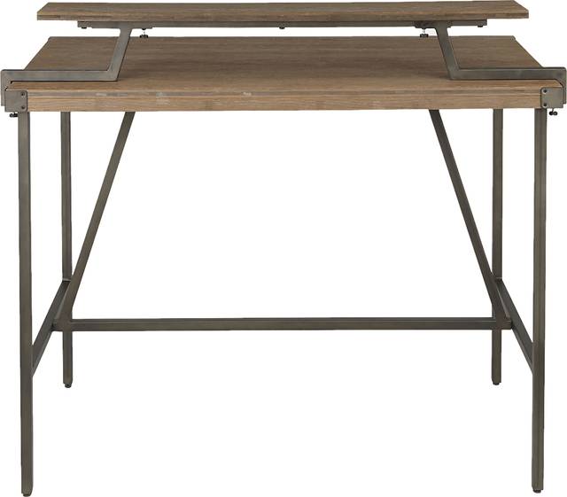Asaff Antique Brown Standing Desk - Thumbnail - Image 4