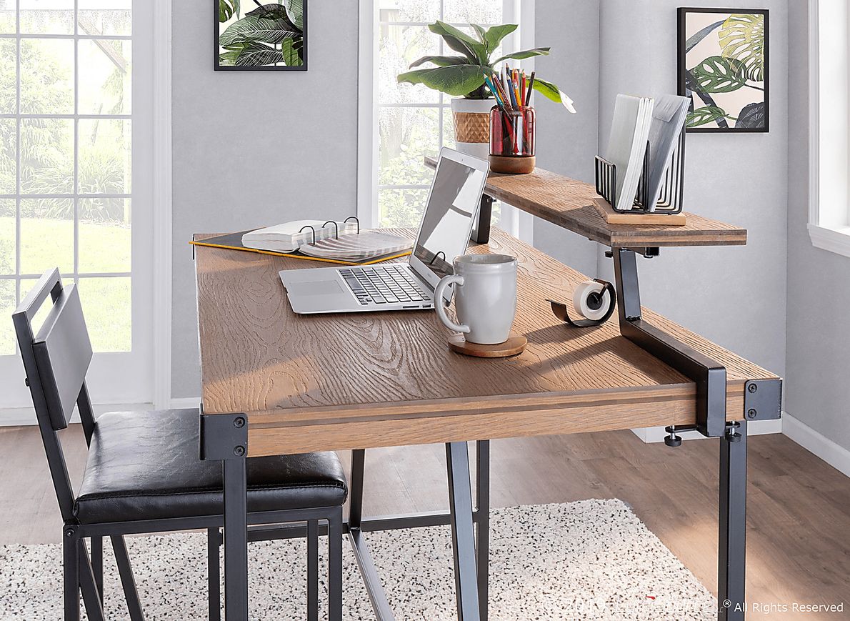 Asaff Brown Standing Desk