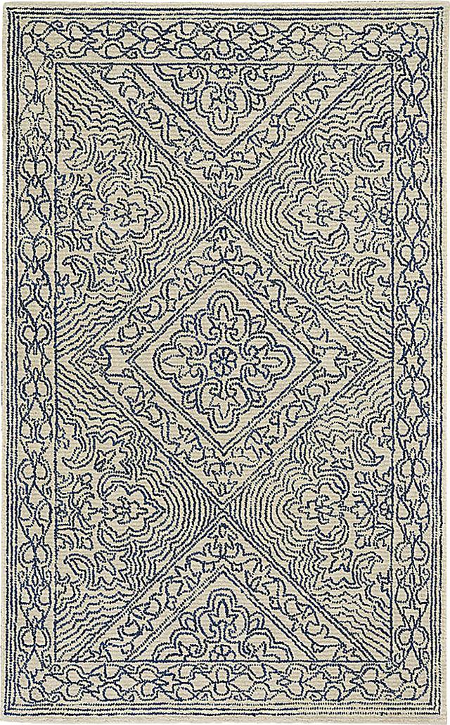 Asberg Beige 5' x 8' Rug - Thumbnail - Image 1