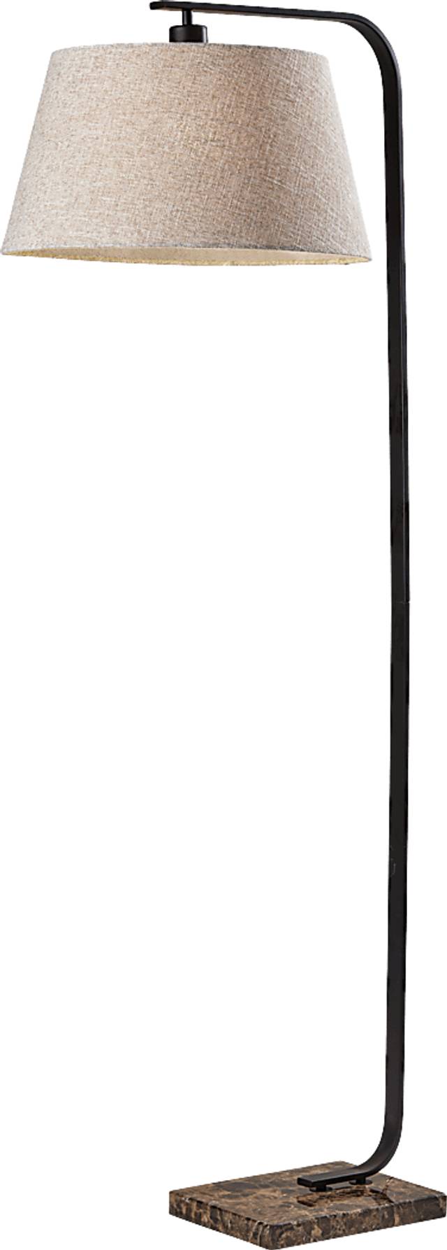 Asbury Cove Black Floor Lamp - Thumbnail - Image 1