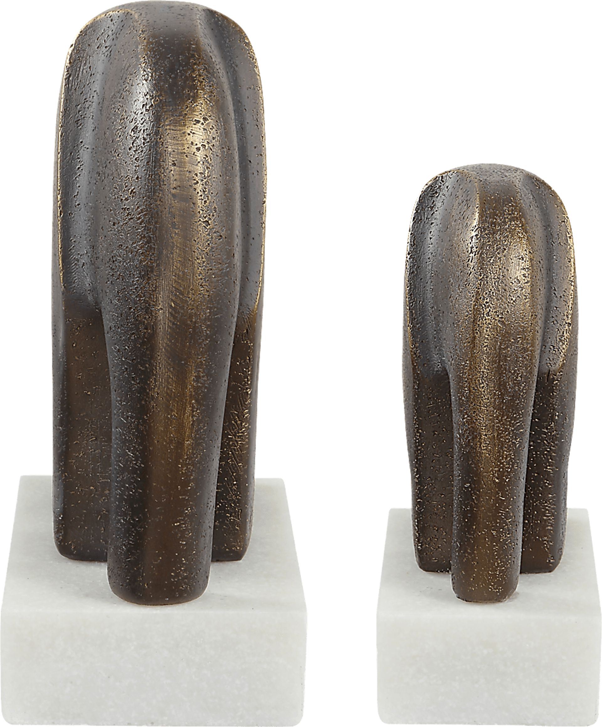 Ascan Bronze Sculpture, Set of 2 - Image 5