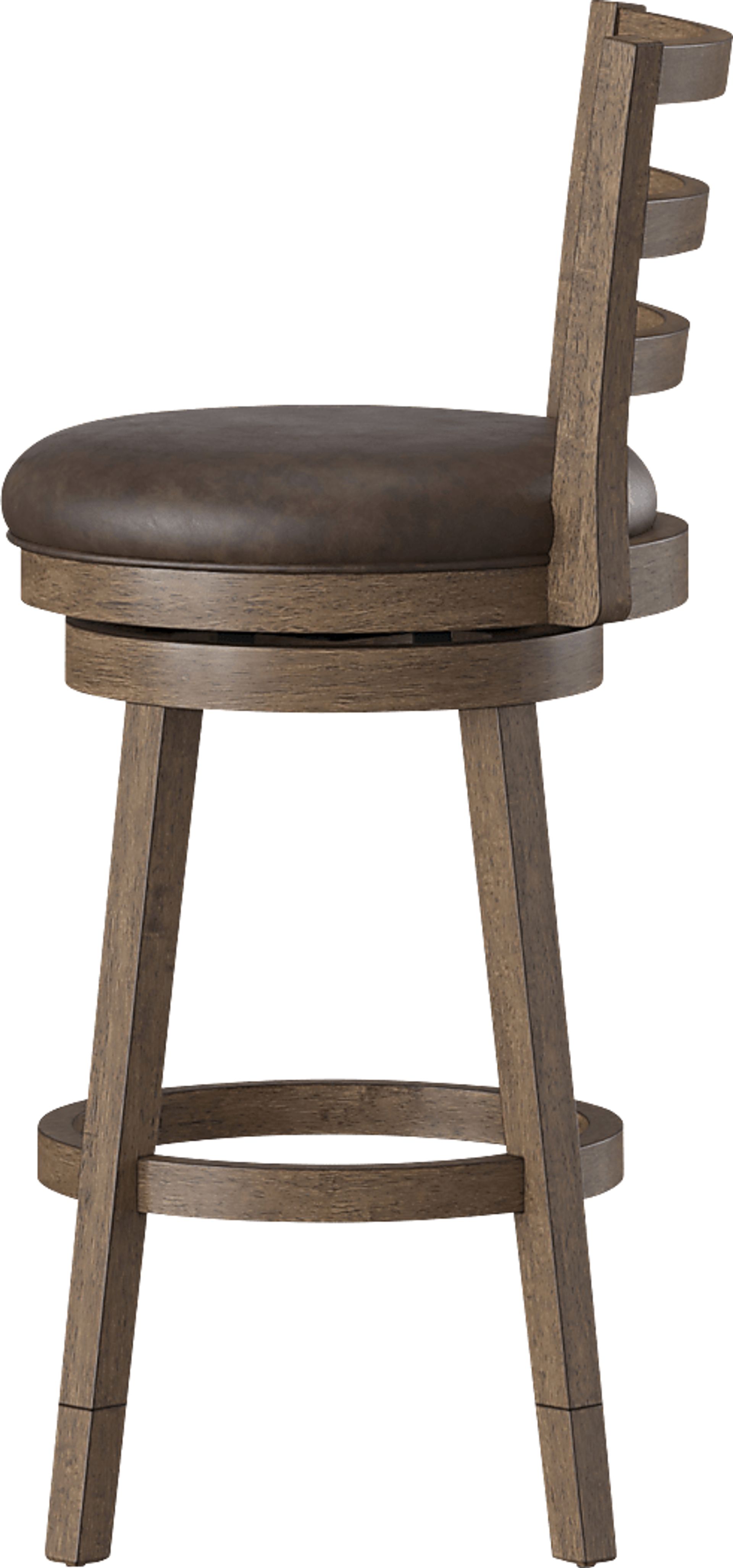 Aschines Brown Barstool - Image 11