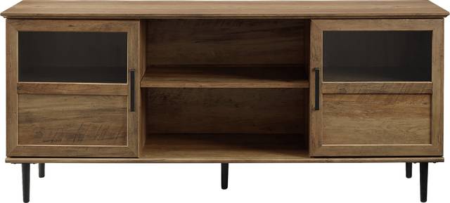Ascot Circle Brown 58" Console - Thumbnail - Image 1
