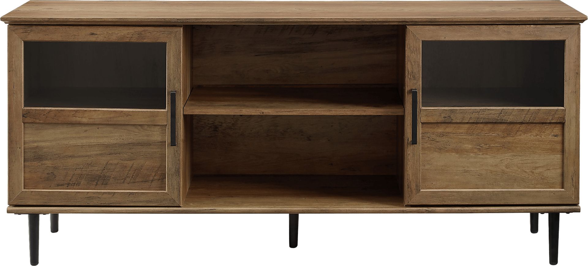 Ascot Circle Brown 58" Console - Image 1