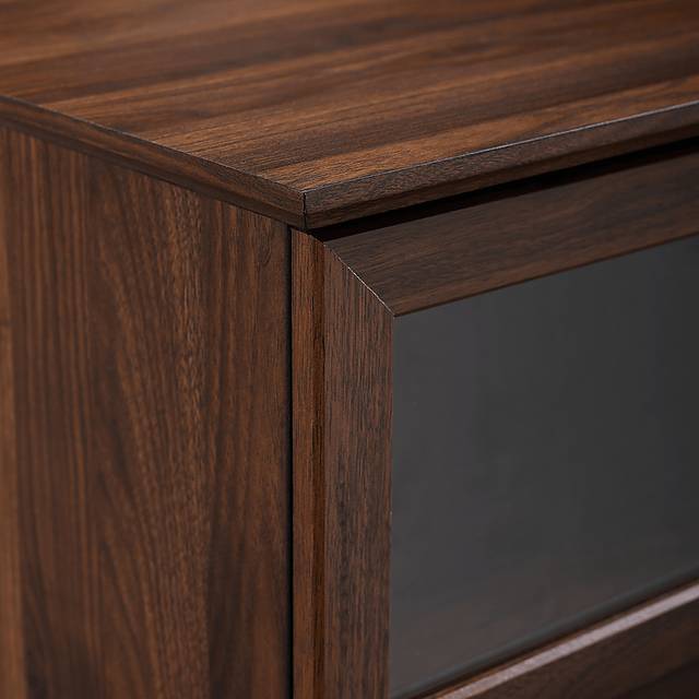 Ascot Circle Dark Brown 58" Console - Thumbnail - Image 2
