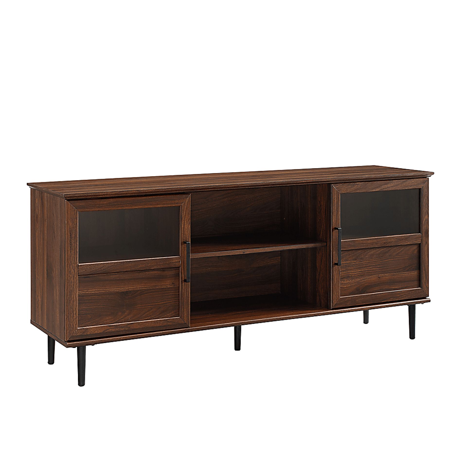 Ascot Circle Dark Brown 58" Console - Image 5