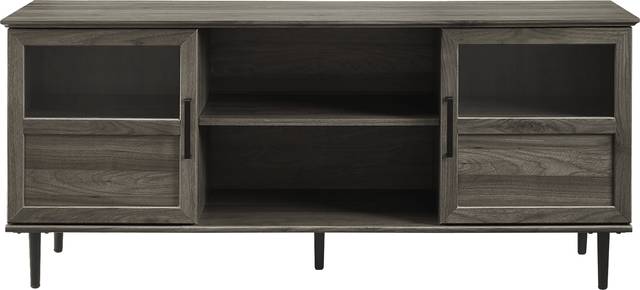 Ascot Circle Gray 58"  Console - Thumbnail - Image 1