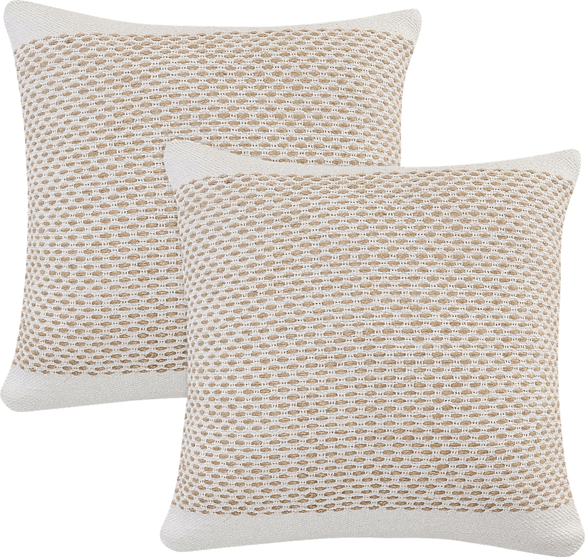 Aseela Tan Pillow, Set of 2 - Image 1