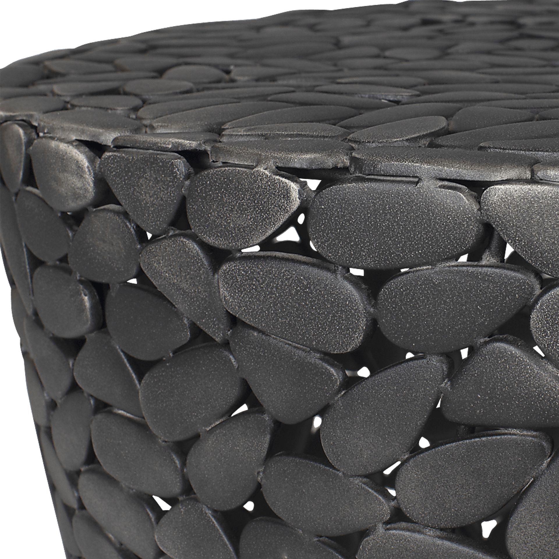 Asenna Black Outdoor Cocktail Table - Image 3