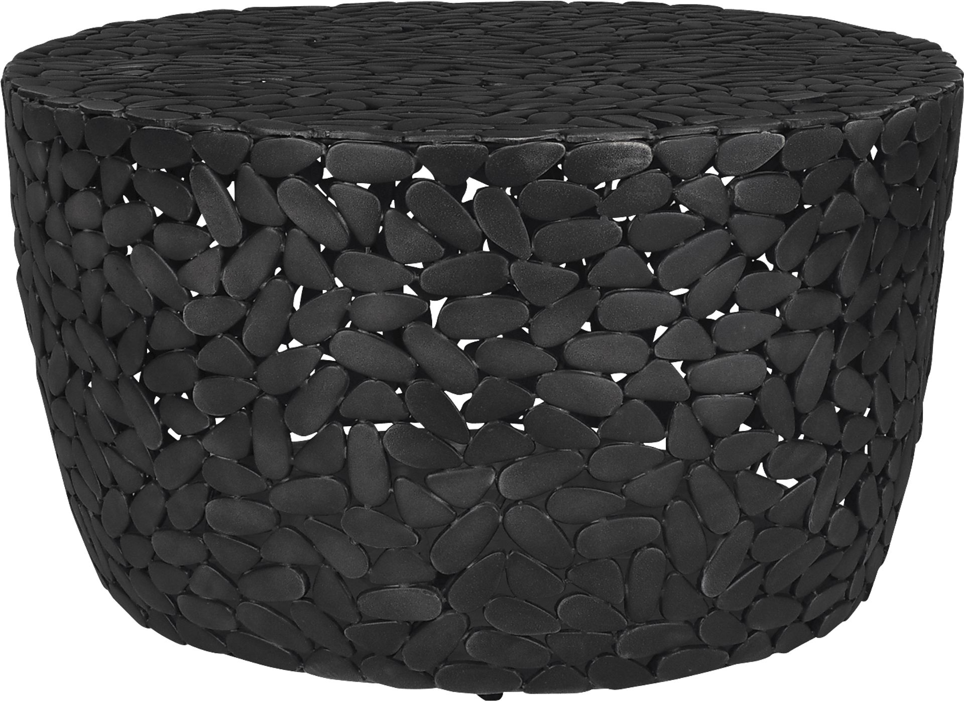 Asenna Black Outdoor Cocktail Table - Image 5