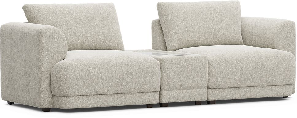 Ash 3 Pc ModularFour with Media Console