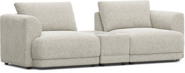 Ash 3 Pc ModularFour with Media Console - Thumbnail - Image 1