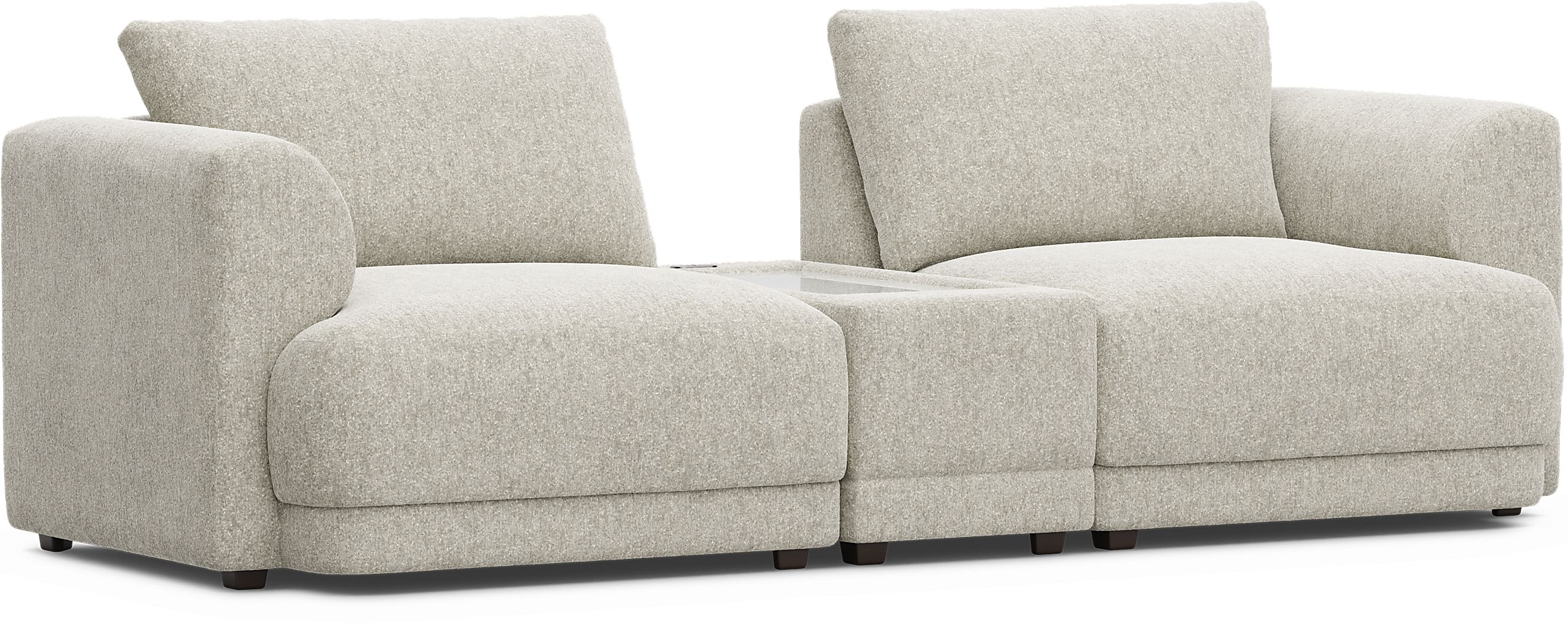 Ash 3 Pc ModularFour with Media Console