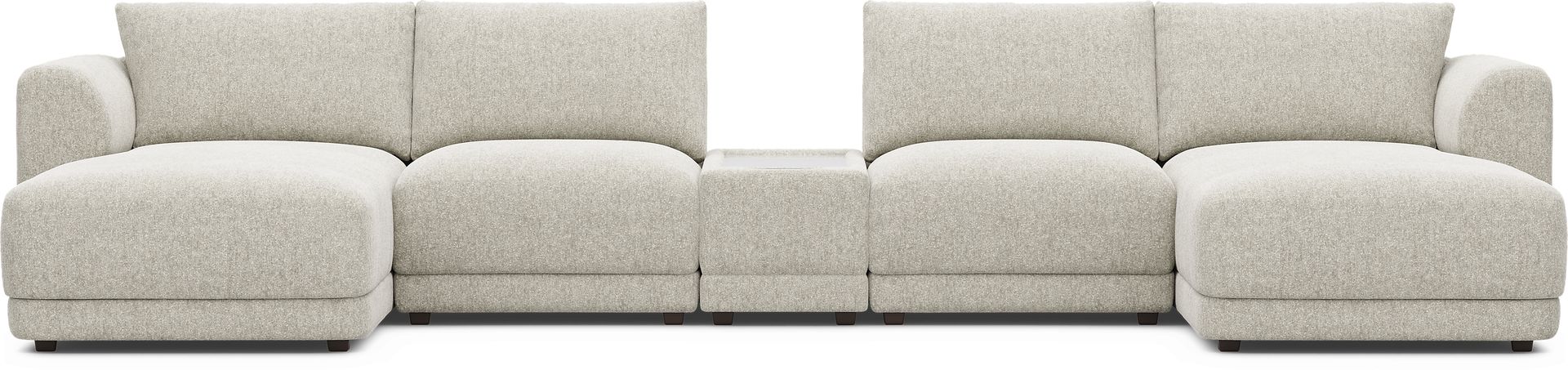 Ash 5 Pc ModularFour with Media Console - Image 3