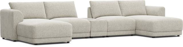 Ash 5 Pc ModularFour with Media Console - Thumbnail - Image 1