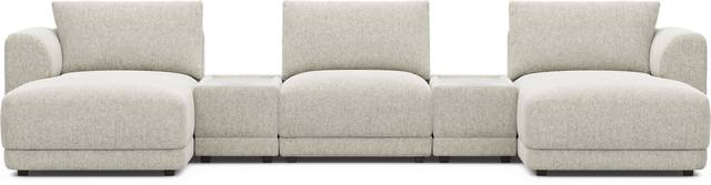 Ash 5 Pc ModularFour with Media Consoles - Thumbnail - Image 3